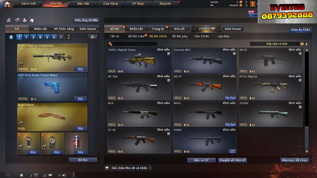 shop acc cf uy tin gia re